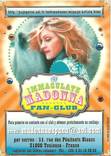 The Immaculate Madonna Fan Club 3